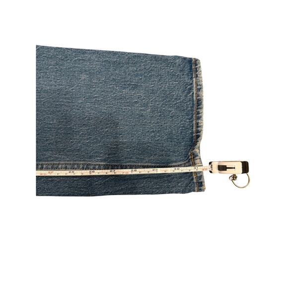 Abercrombie & Fitch Women’s 90’s Straight Ultra High Rise CURVE LOVE size 30 L - Picture 2 of 4